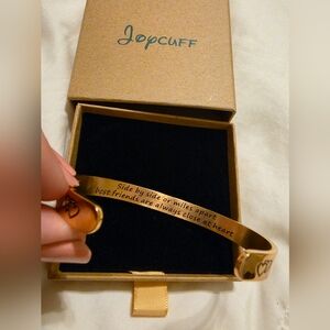 Joycuff Rose Gold Best Friend Bracelet with Heart Design